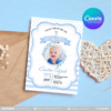 20+ Designs | Christening Invitation Template | Canva PRO Editable - Image 9