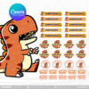 60+ Designs | Name Sticker Template | Ready-To-Print | Canva Editable - Image 58