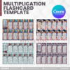 80 Designs | Multiplication Flashcard Template | Canva Editable - Image 20