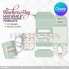 30 Designs | Teacher's Day Mug Design & Mug Holder Template Bundle  | Canva Editable - Image 27