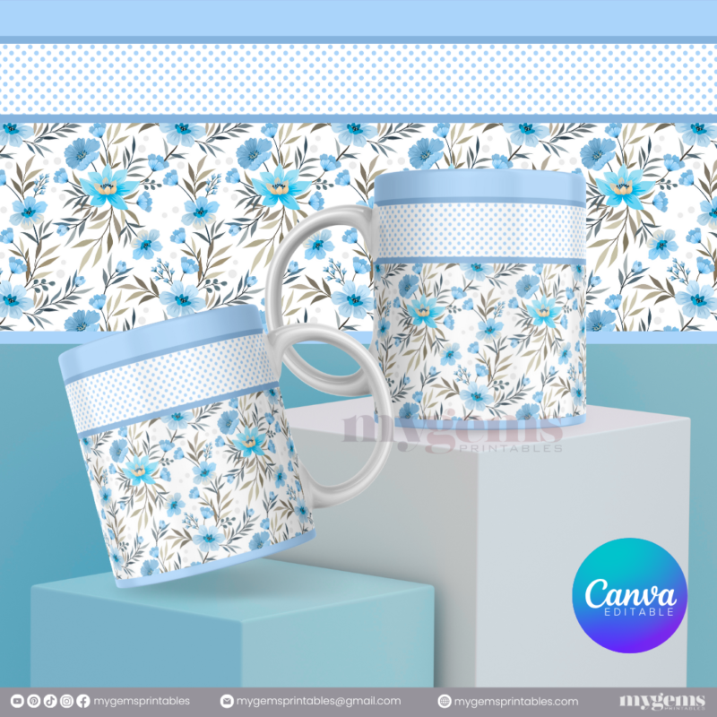 20 Designs | Mother's Day Mug Design Template 11oz | Canva Editable | Ready to Print - Image 19