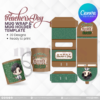 30 Designs | Teacher's Day Mug Design & Mug Holder Template Bundle  | Canva Editable - Image 29