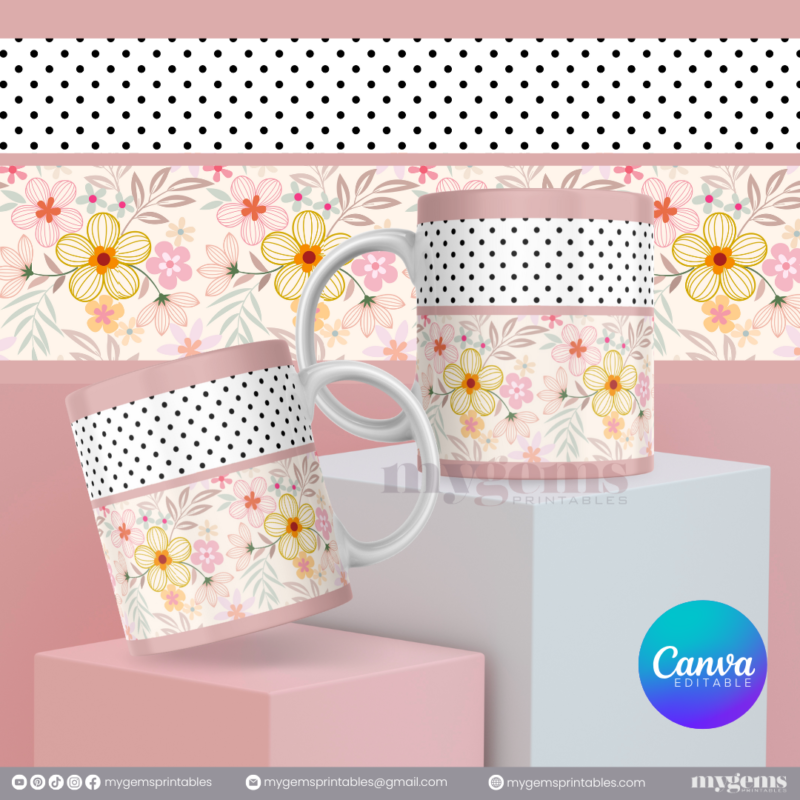 20 Designs | Mother's Day Mug Design Template 11oz | Canva Editable | Ready to Print - Image 3