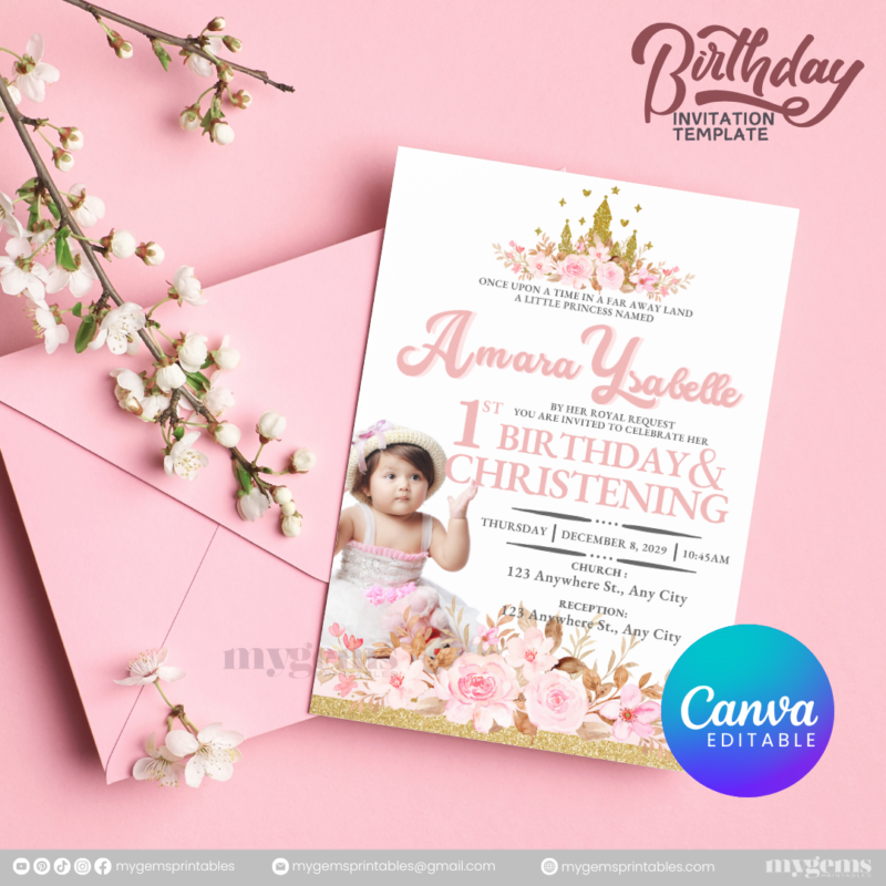 15 Designs | Birthday Invitation Template | Canva PRO Editble - Image 5