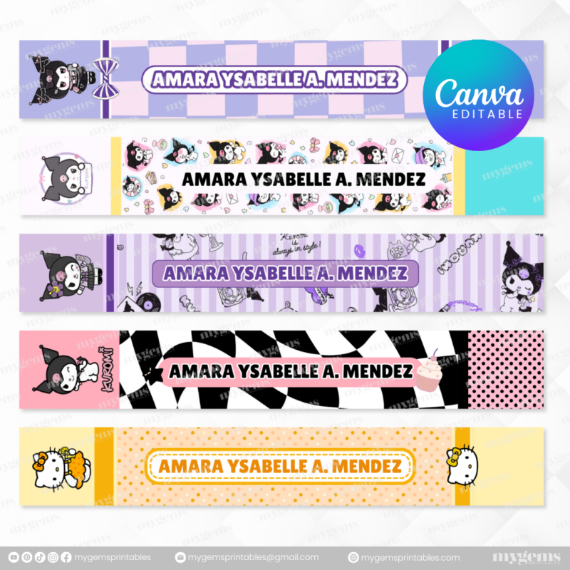 120+ Designs | Pencil Sticker Template | Canva Editable - Image 16