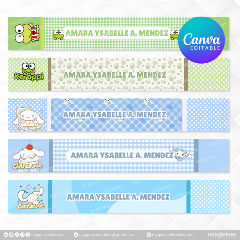 120+ Designs | Pencil Sticker Template | Canva Editable - Image 3