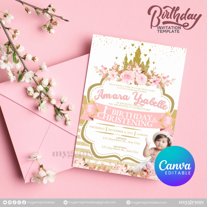 15 Designs | Birthday Invitation Template | Canva PRO Editble - Image 6