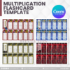 80 Designs | Multiplication Flashcard Template | Canva Editable - Image 5