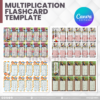 80 Designs | Multiplication Flashcard Template | Canva Editable - Image 6
