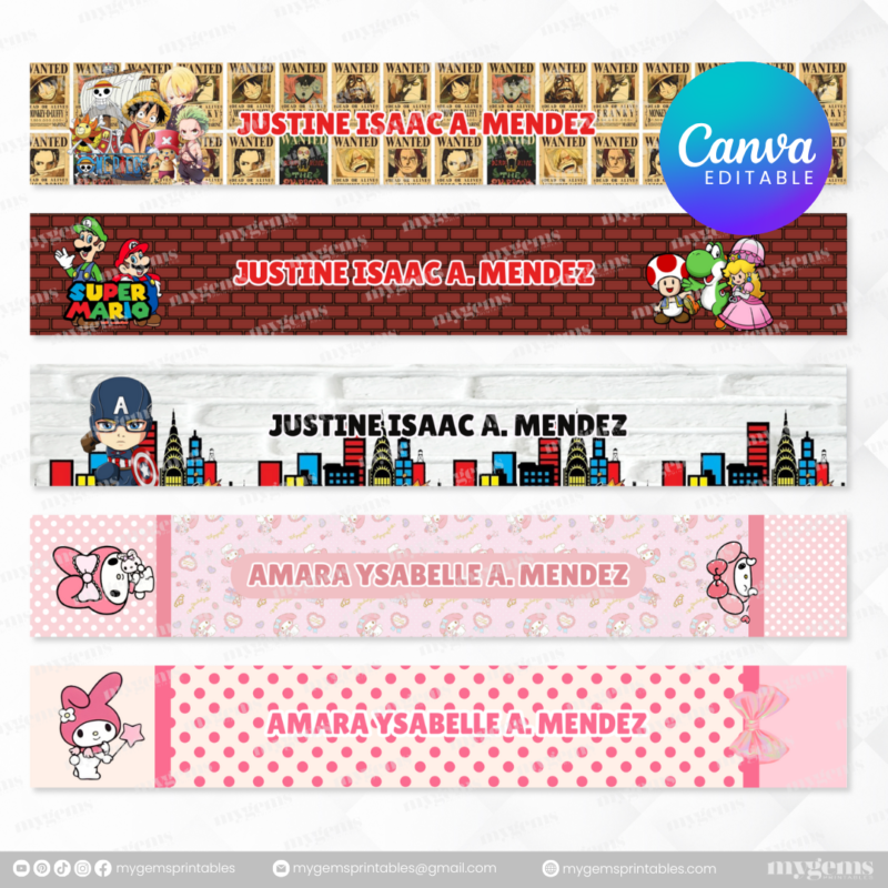 120+ Designs | Pencil Sticker Template | Canva Editable - Image 8