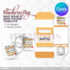 30 Designs | Teacher's Day Mug Design & Mug Holder Template Bundle  | Canva Editable - Image 15