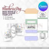 30 Designs | Teacher's Day Mug Design & Mug Holder Template Bundle  | Canva Editable - Image 17