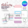 30 Designs | Teacher's Day Mug Design & Mug Holder Template Bundle  | Canva Editable - Image 18