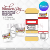 30 Designs | Teacher's Day Mug Design & Mug Holder Template Bundle  | Canva Editable - Image 19