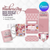 30 Designs | Teacher's Day Mug Design & Mug Holder Template Bundle  | Canva Editable - Image 33