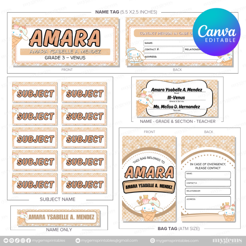 60+ Designs | Property Name Bundle Template | Canva Editable - Image 30