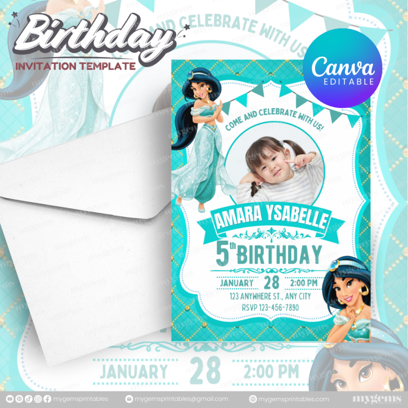 51 Designs | Cartoon-Anime-Chibi Themed Birthday Invitation Template | Canva Editable - Image 33