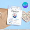 20+ Designs | Christening Invitation Template | Canva PRO Editable - Image 5