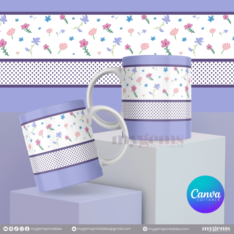 20 Designs | Mother's Day Mug Design Template 11oz | Canva Editable | Ready to Print - Image 15