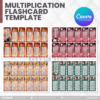 80 Designs | Multiplication Flashcard Template | Canva Editable - Image 19