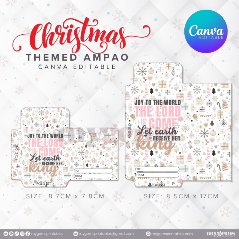 60 Designs | Christmas Themed Ampao Template | Canva Editable - Image 28