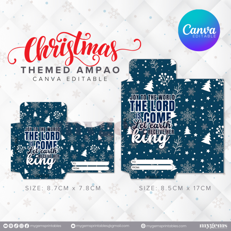 60 Designs | Christmas Themed Ampao Template | Canva Editable - Image 29