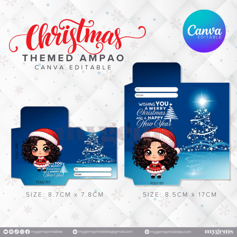 60 Designs | Christmas Themed Ampao Template | Canva Editable - Image 32