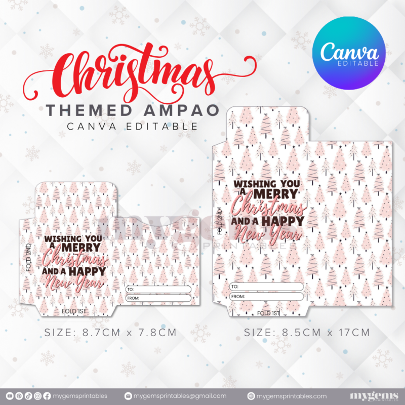 60 Designs | Christmas Themed Ampao Template | Canva Editable - Image 14