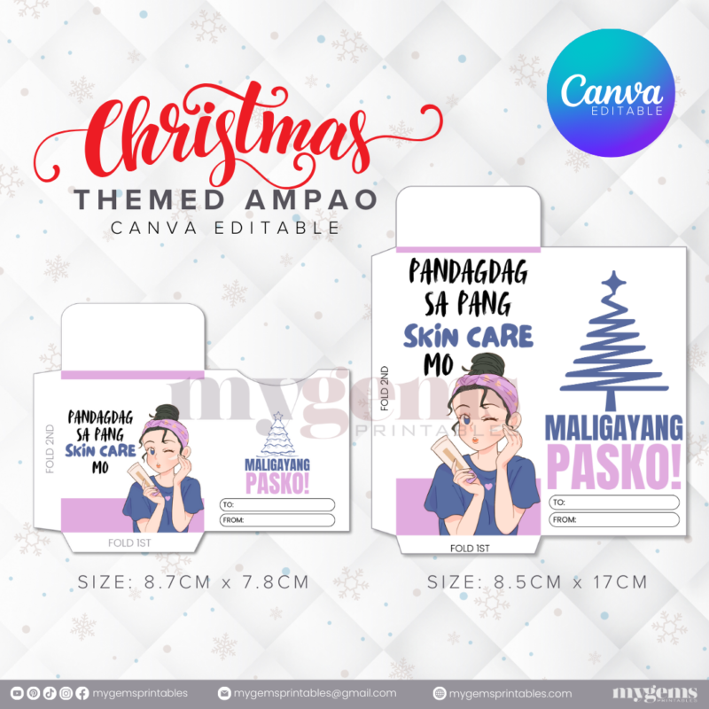 60 Designs | Christmas Themed Ampao Template | Canva Editable - Image 58