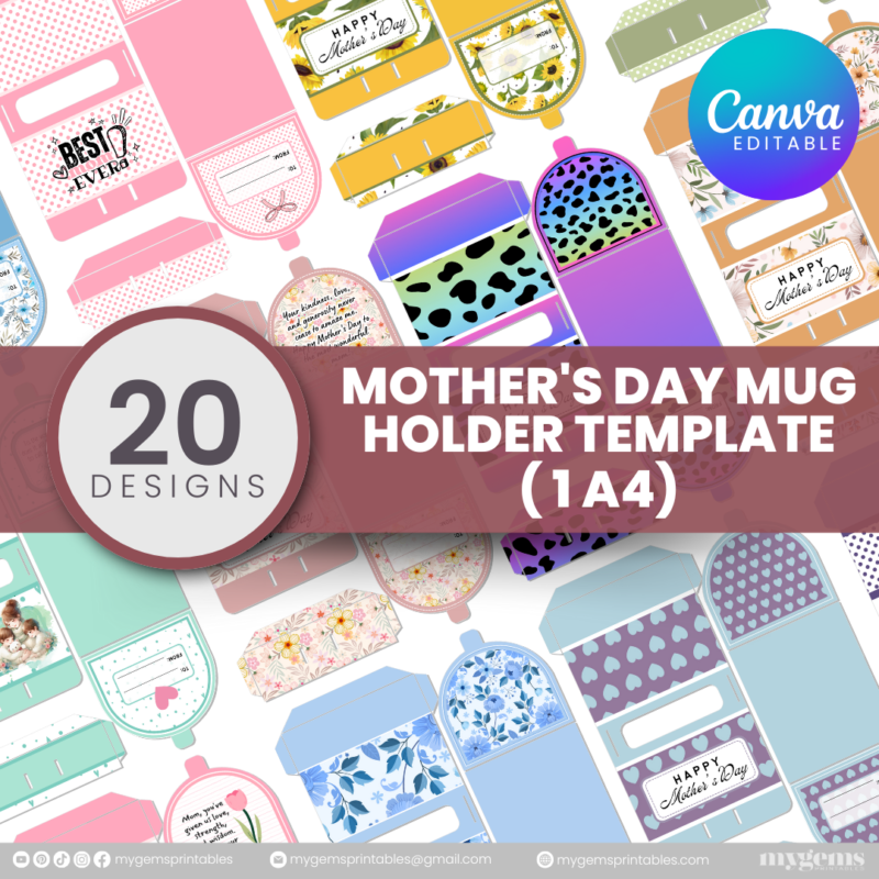 Mother's Day Template Bundle | Canva Editable - Image 2