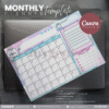 30 Designs | A4 Size Monthly Planner Template | Canva Editable - Image 31