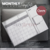 30 Designs | A4 Size Monthly Planner Template | Canva Editable - Image 15