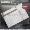30 Designs | A4 Size Monthly Planner Template | Canva Editable - Image 16