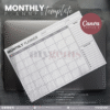 30 Designs | A4 Size Monthly Planner Template | Canva Editable - Image 21
