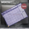 30 Designs | A4 Size Monthly Planner Template | Canva Editable - Image 25