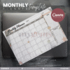 30 Designs | A4 Size Monthly Planner Template | Canva Editable - Image 26