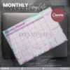 30 Designs | A4 Size Monthly Planner Template | Canva Editable - Image 3