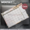 30 Designs | A4 Size Monthly Planner Template | Canva Editable - Image 6