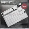 30 Designs | A4 Size Monthly Planner Template | Canva Editable - Image 13