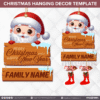 30 Designs | Christmas Hanging Decor Template | Canva Editable - Image 11
