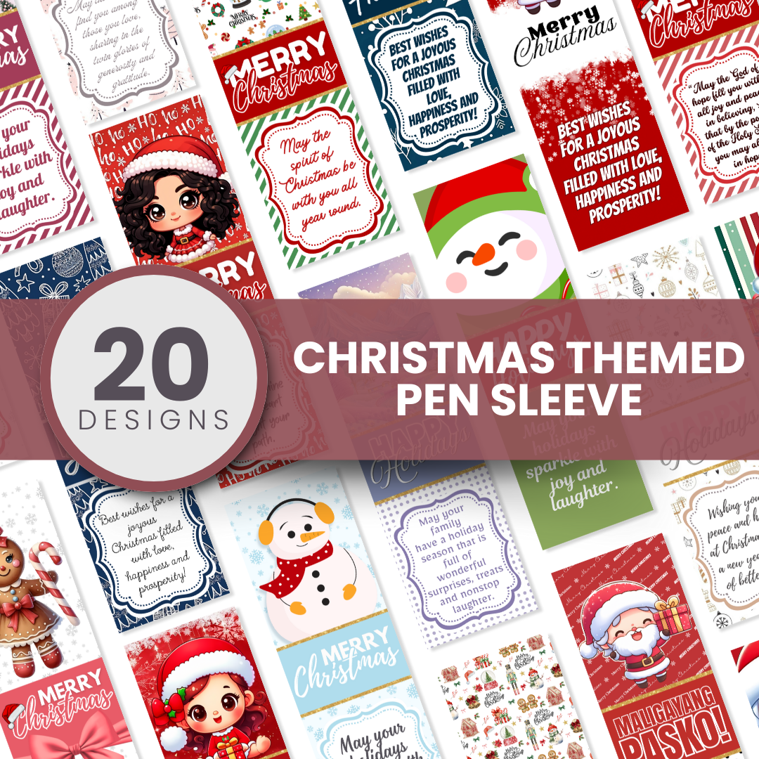 8-in-1 Christmas Themed Bundle Template | Canva Editable - Image 4