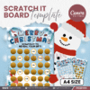 30 Designs | Christmas Themed Scratch-it Board | Canva Editable Template | A4 Size - Image 2