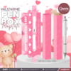20 Designs | Valentine Themed Pen Box Template | Canva Editable | Ready to Print PDF A4 Size - Image 6